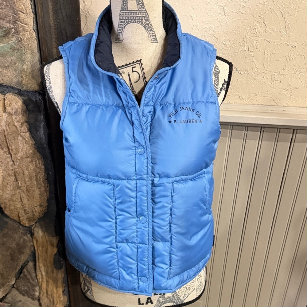 Polo by Ralph Lauren Sky Blue Puffer Vest